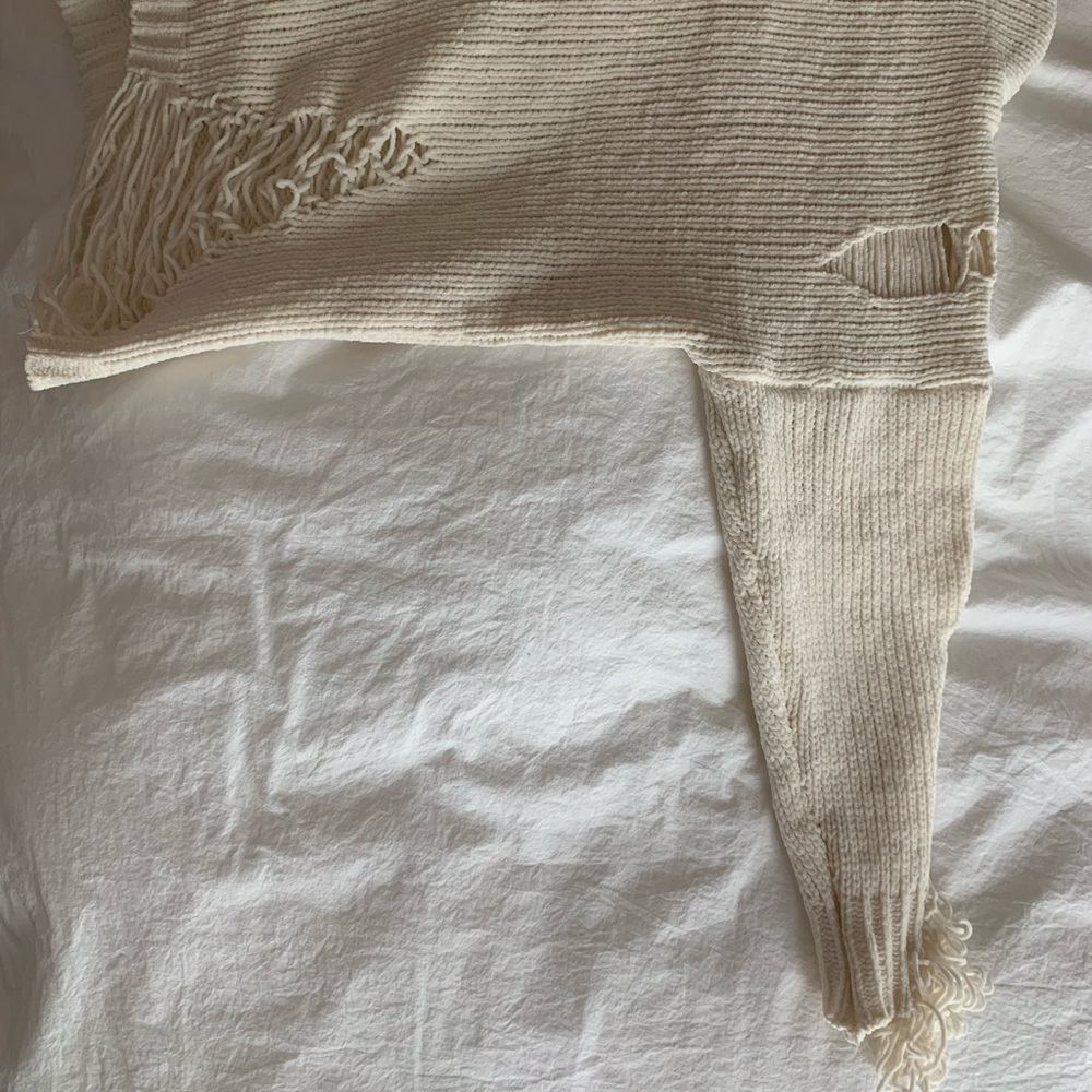 Off-White Reversible Ripped Sweater - Picture 3 of 4